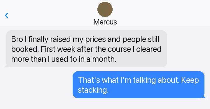 Marcus · iMessage